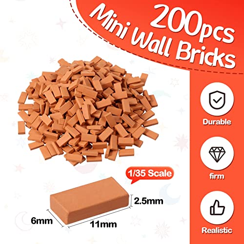 50 Pieces Mini Bricks For Landscaping Miniature Bricks Brick Wall Small  Bricks For Dollhouse Garden Parts - AliExpress