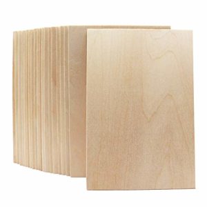 Unfinished Wood, 8 Pack Basswood Sheets for Crafts, Craft Wood Board for  House Aircraft Ship Boat Arts and Crafts, School Projects, Wooden DIY